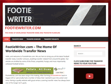 Tablet Screenshot of footiewriter.com
